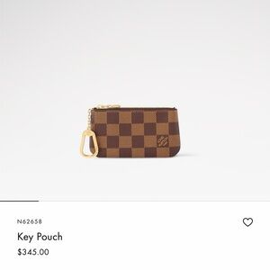 Louis Vuitton Damier Ebene Key Pouch